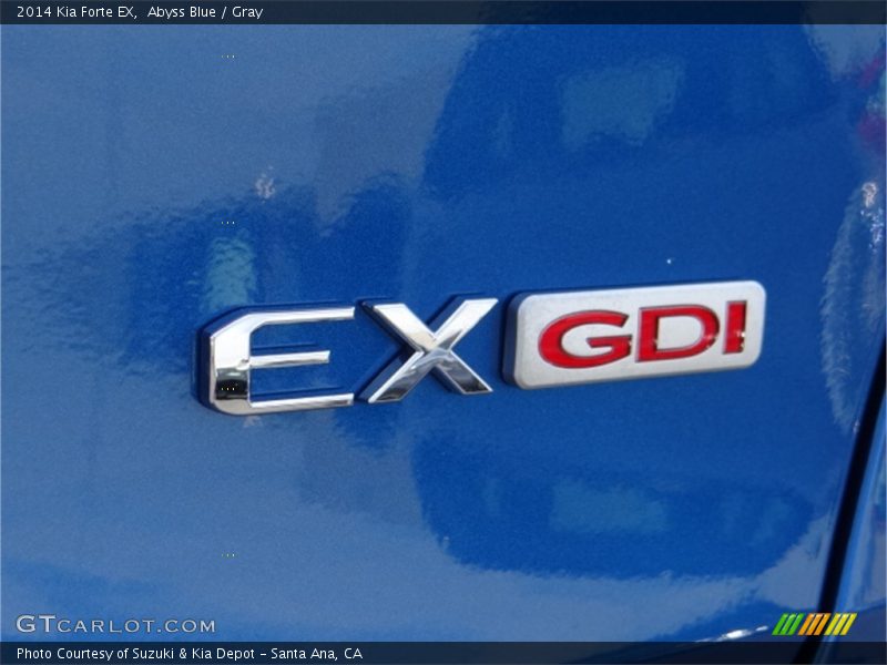 Abyss Blue / Gray 2014 Kia Forte EX