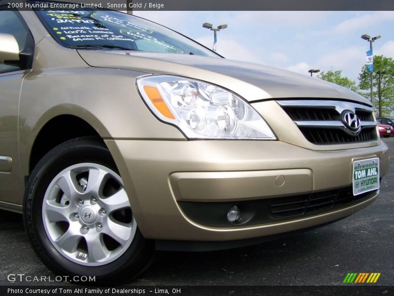 Sonora Gold / Beige 2008 Hyundai Entourage Limited