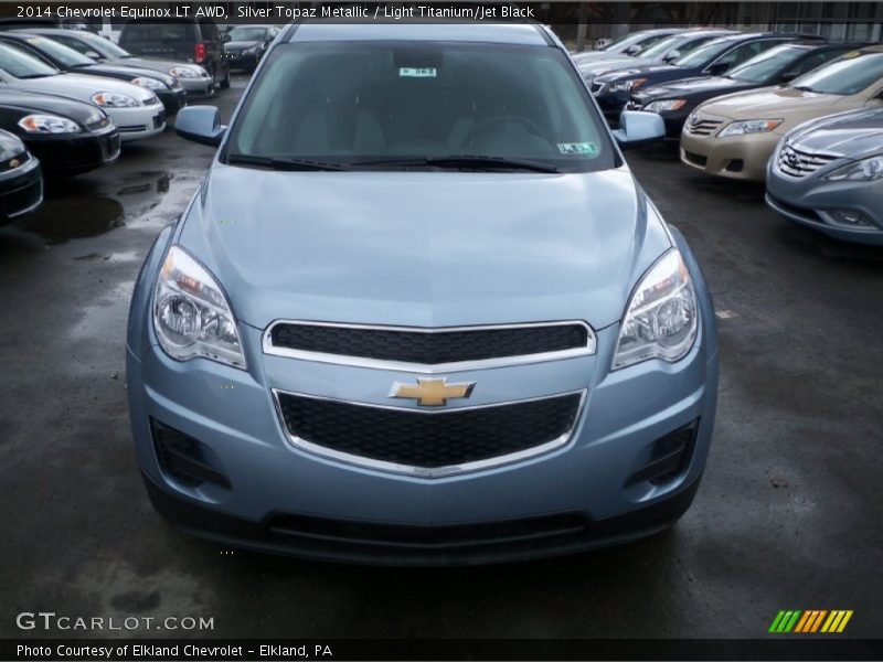 Silver Topaz Metallic / Light Titanium/Jet Black 2014 Chevrolet Equinox LT AWD