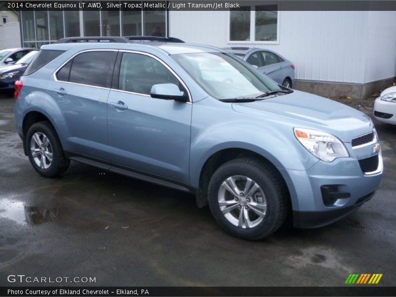 Silver Topaz Metallic / Light Titanium/Jet Black 2014 Chevrolet Equinox LT AWD