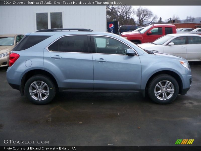 Silver Topaz Metallic / Light Titanium/Jet Black 2014 Chevrolet Equinox LT AWD