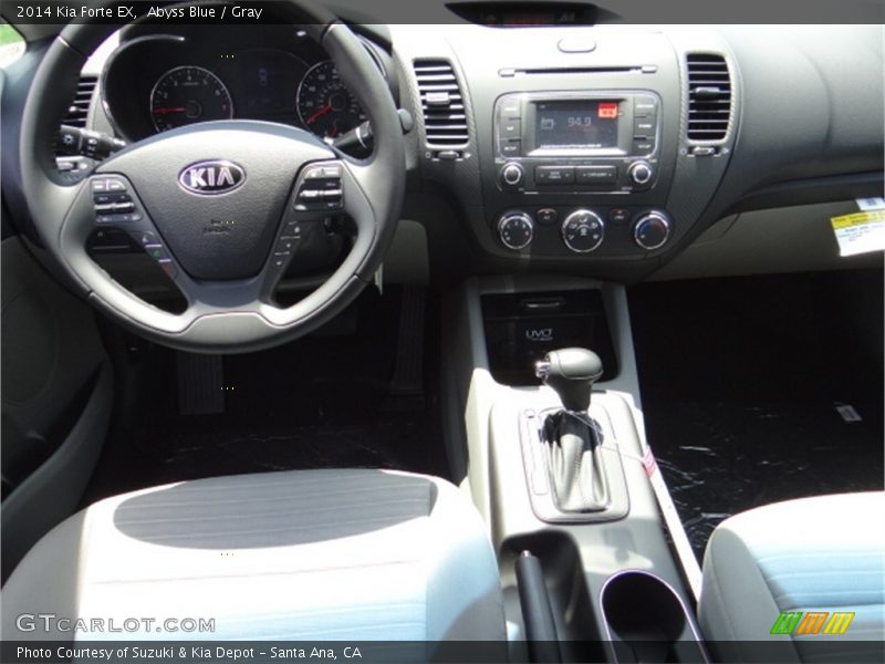 Abyss Blue / Gray 2014 Kia Forte EX