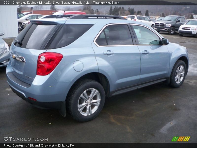 Silver Topaz Metallic / Light Titanium/Jet Black 2014 Chevrolet Equinox LT AWD