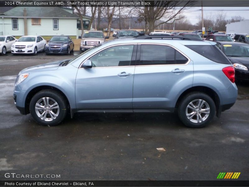 Silver Topaz Metallic / Light Titanium/Jet Black 2014 Chevrolet Equinox LT AWD