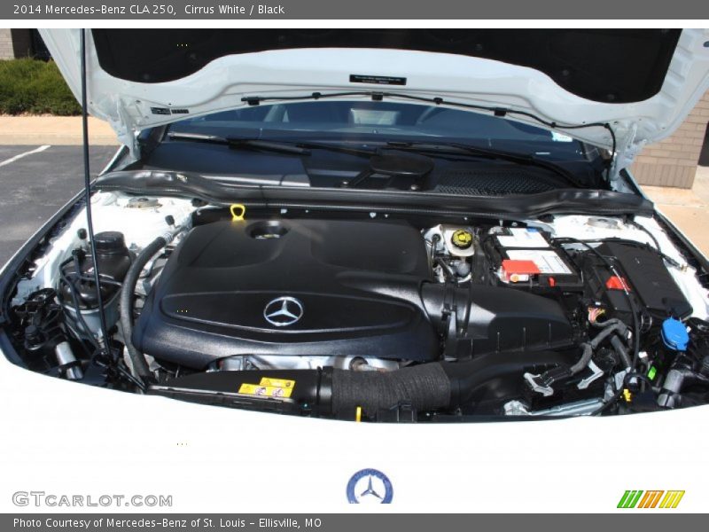 Cirrus White / Black 2014 Mercedes-Benz CLA 250