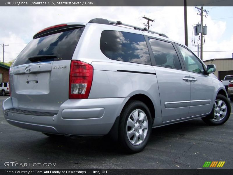 Stardust Silver / Gray 2008 Hyundai Entourage GLS