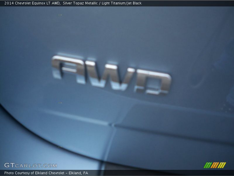 Silver Topaz Metallic / Light Titanium/Jet Black 2014 Chevrolet Equinox LT AWD