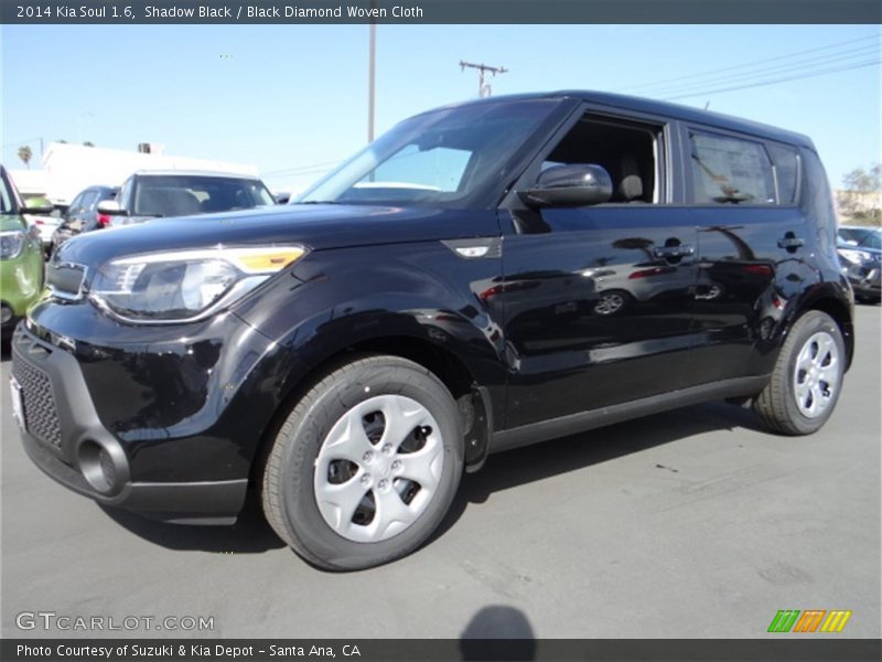 Shadow Black / Black Diamond Woven Cloth 2014 Kia Soul 1.6