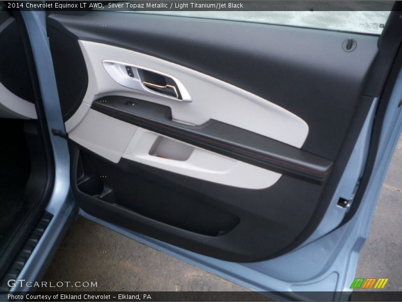 Silver Topaz Metallic / Light Titanium/Jet Black 2014 Chevrolet Equinox LT AWD