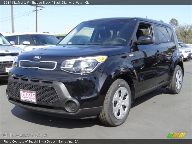 Shadow Black / Black Diamond Woven Cloth 2014 Kia Soul 1.6