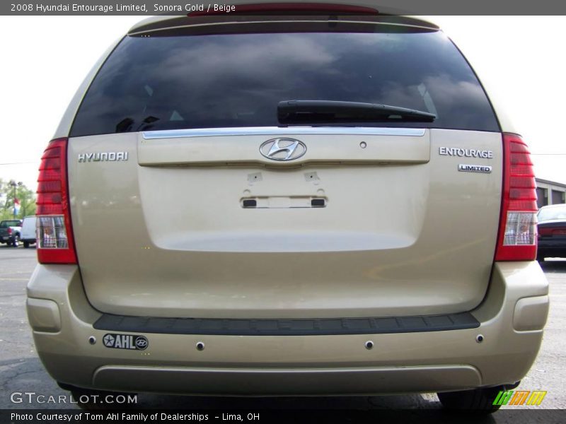 Sonora Gold / Beige 2008 Hyundai Entourage Limited