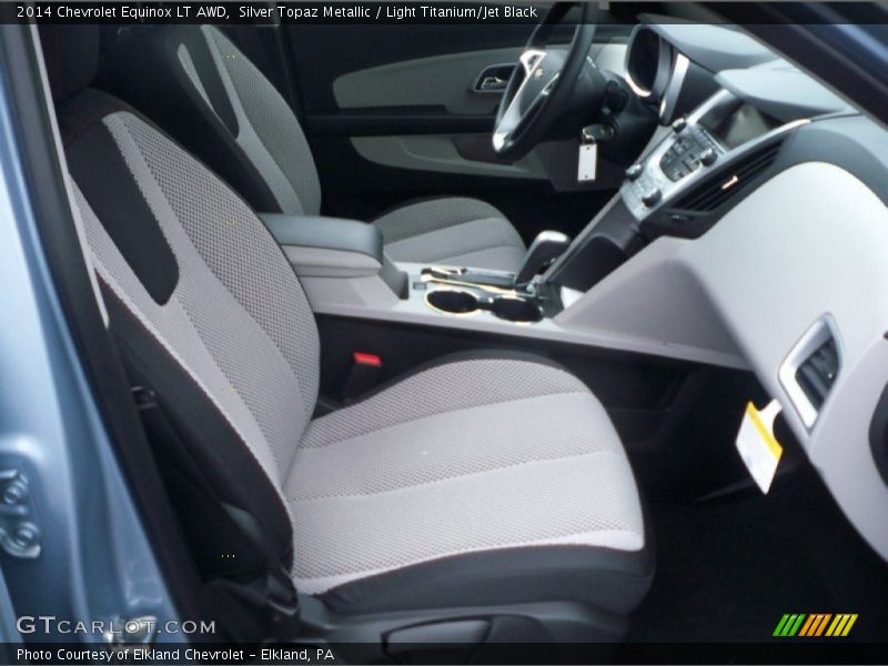 Silver Topaz Metallic / Light Titanium/Jet Black 2014 Chevrolet Equinox LT AWD