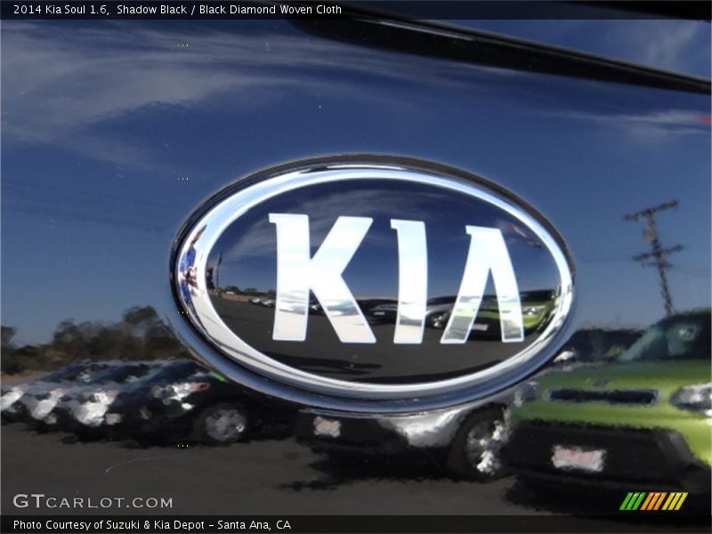 Shadow Black / Black Diamond Woven Cloth 2014 Kia Soul 1.6
