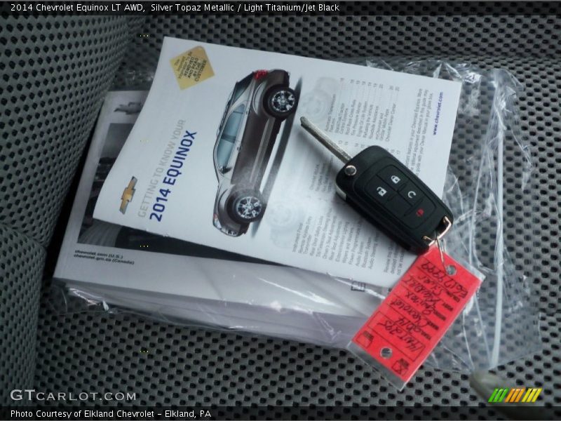 Silver Topaz Metallic / Light Titanium/Jet Black 2014 Chevrolet Equinox LT AWD