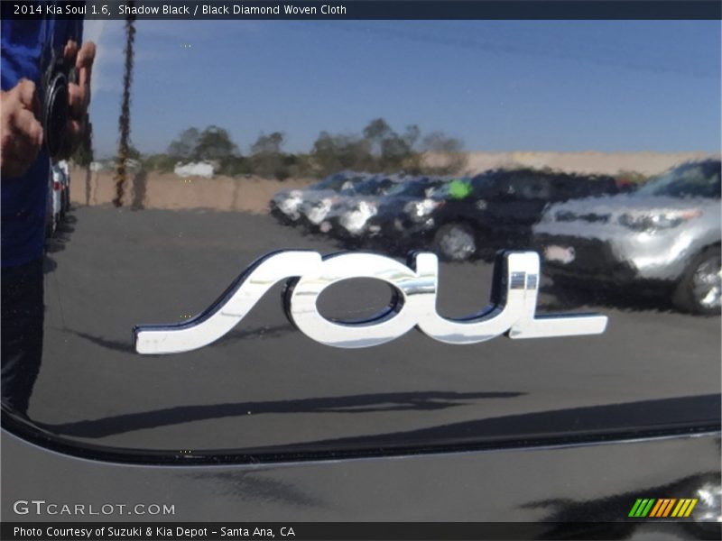 Shadow Black / Black Diamond Woven Cloth 2014 Kia Soul 1.6