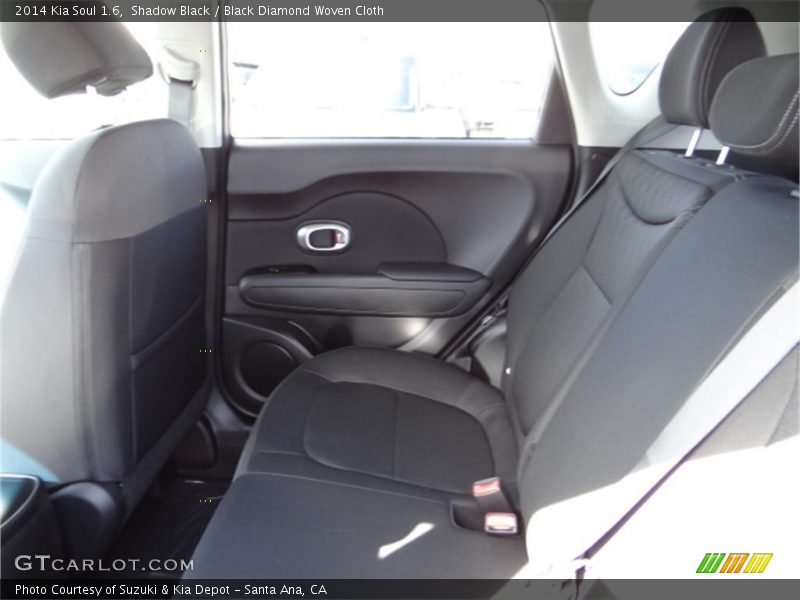 Shadow Black / Black Diamond Woven Cloth 2014 Kia Soul 1.6