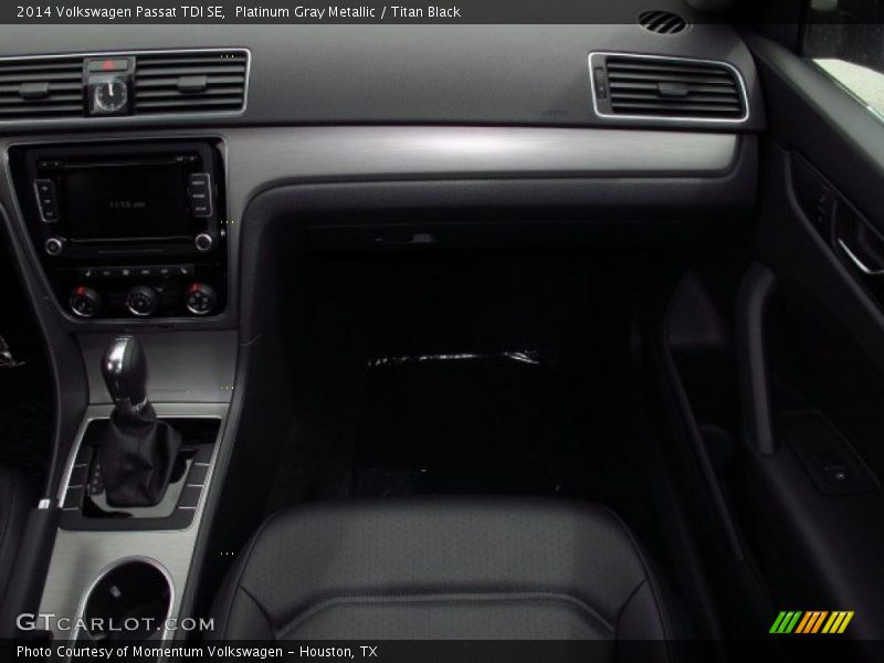 Platinum Gray Metallic / Titan Black 2014 Volkswagen Passat TDI SE