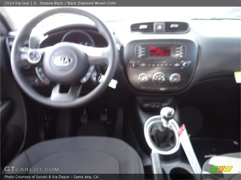 Shadow Black / Black Diamond Woven Cloth 2014 Kia Soul 1.6