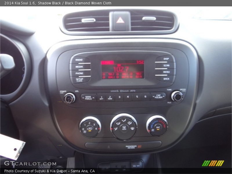 Shadow Black / Black Diamond Woven Cloth 2014 Kia Soul 1.6