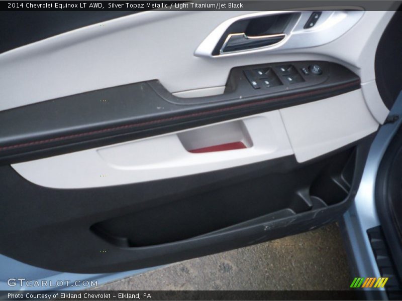Silver Topaz Metallic / Light Titanium/Jet Black 2014 Chevrolet Equinox LT AWD