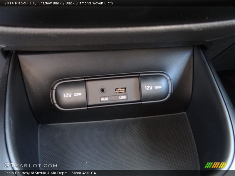 Shadow Black / Black Diamond Woven Cloth 2014 Kia Soul 1.6