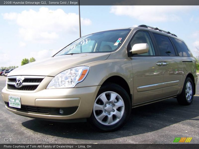 Sonora Gold / Beige 2008 Hyundai Entourage GLS