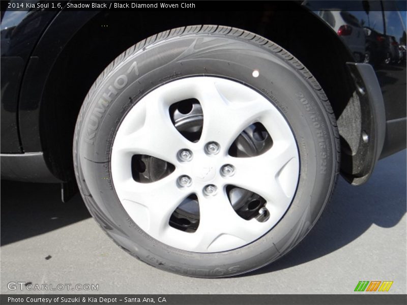 Shadow Black / Black Diamond Woven Cloth 2014 Kia Soul 1.6