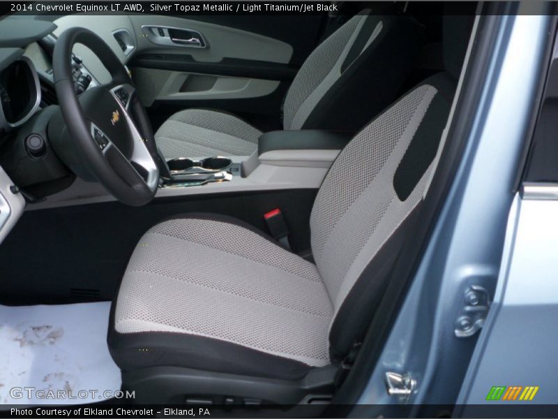 Silver Topaz Metallic / Light Titanium/Jet Black 2014 Chevrolet Equinox LT AWD