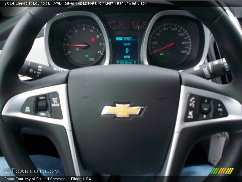 Silver Topaz Metallic / Light Titanium/Jet Black 2014 Chevrolet Equinox LT AWD