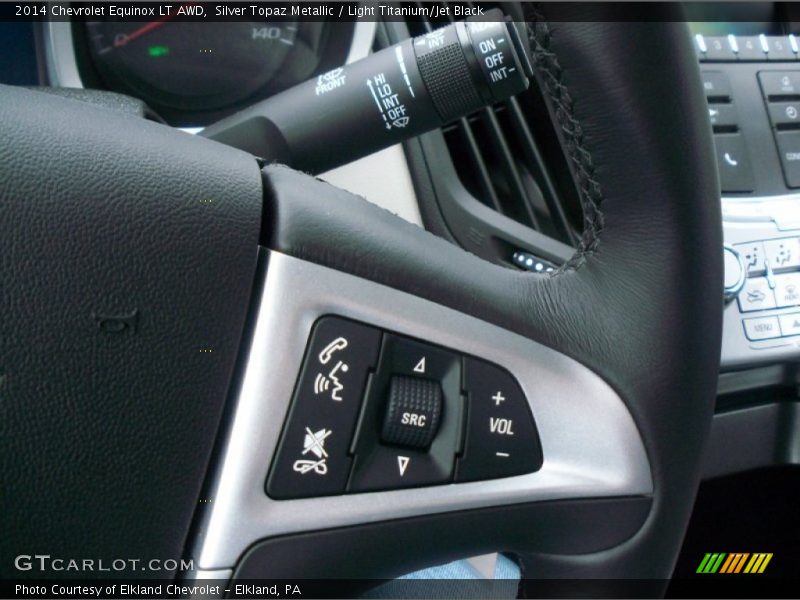 Silver Topaz Metallic / Light Titanium/Jet Black 2014 Chevrolet Equinox LT AWD