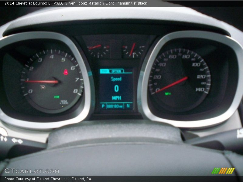 Silver Topaz Metallic / Light Titanium/Jet Black 2014 Chevrolet Equinox LT AWD