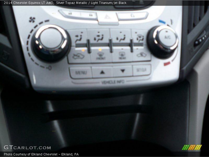 Silver Topaz Metallic / Light Titanium/Jet Black 2014 Chevrolet Equinox LT AWD