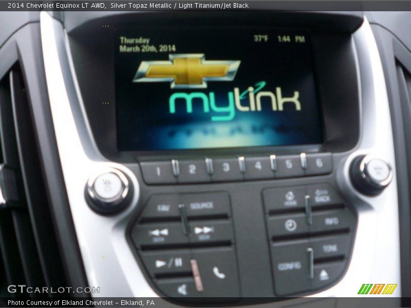 Silver Topaz Metallic / Light Titanium/Jet Black 2014 Chevrolet Equinox LT AWD