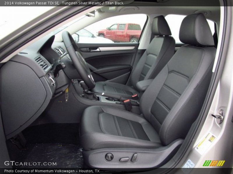 Tungsten Silver Metallic / Titan Black 2014 Volkswagen Passat TDI SE