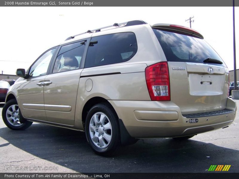 Sonora Gold / Beige 2008 Hyundai Entourage GLS