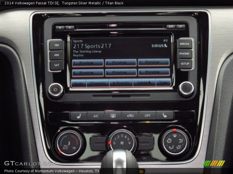Tungsten Silver Metallic / Titan Black 2014 Volkswagen Passat TDI SE