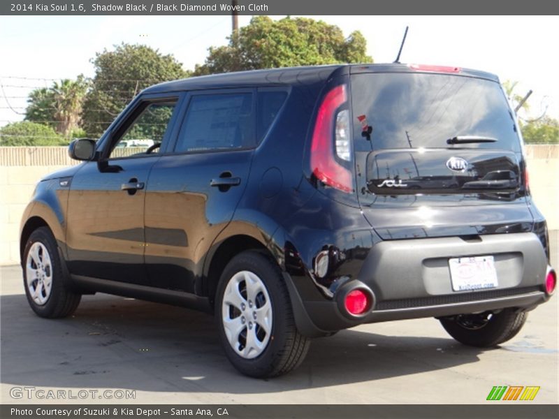 Shadow Black / Black Diamond Woven Cloth 2014 Kia Soul 1.6