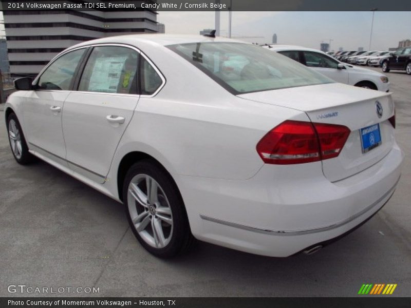 Candy White / Cornsilk Beige 2014 Volkswagen Passat TDI SEL Premium