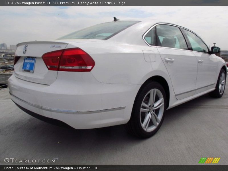 Candy White / Cornsilk Beige 2014 Volkswagen Passat TDI SEL Premium