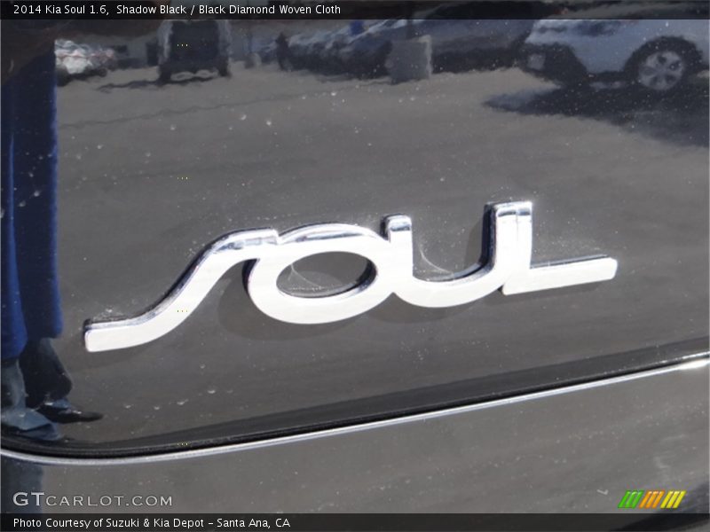 Shadow Black / Black Diamond Woven Cloth 2014 Kia Soul 1.6