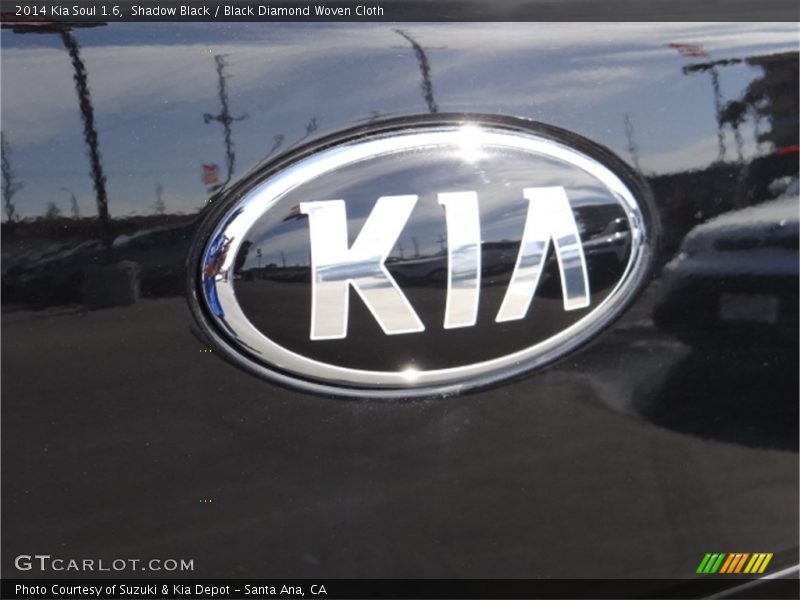 Shadow Black / Black Diamond Woven Cloth 2014 Kia Soul 1.6