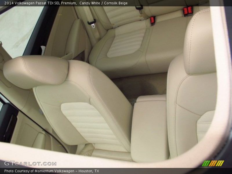 Candy White / Cornsilk Beige 2014 Volkswagen Passat TDI SEL Premium