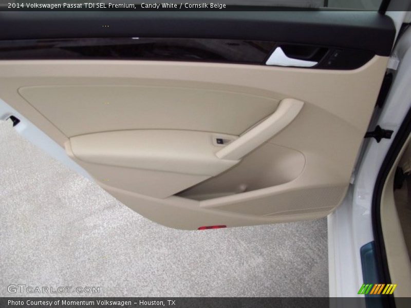 Candy White / Cornsilk Beige 2014 Volkswagen Passat TDI SEL Premium