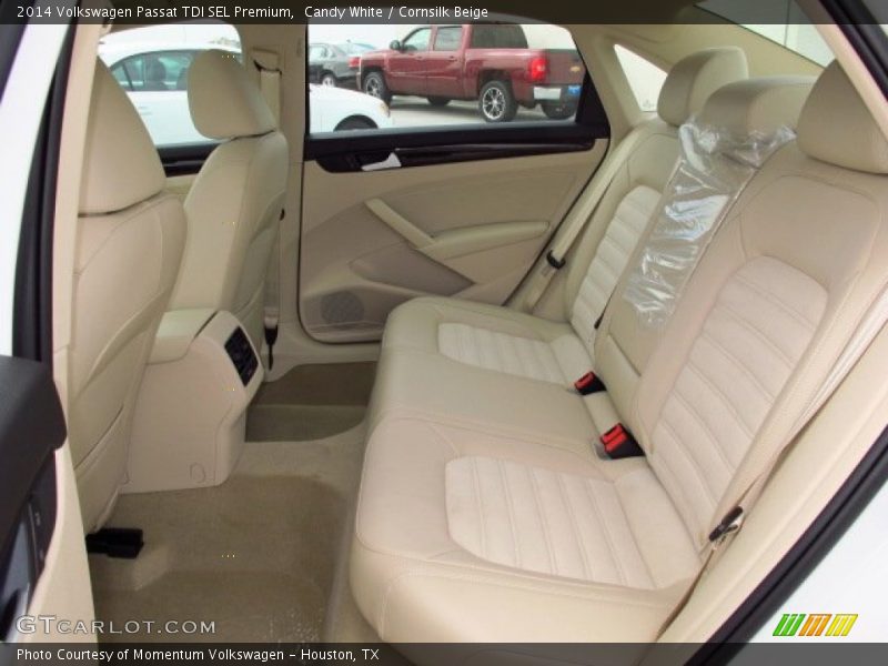 Candy White / Cornsilk Beige 2014 Volkswagen Passat TDI SEL Premium