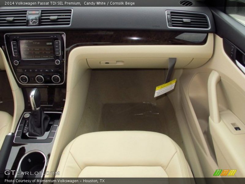 Candy White / Cornsilk Beige 2014 Volkswagen Passat TDI SEL Premium