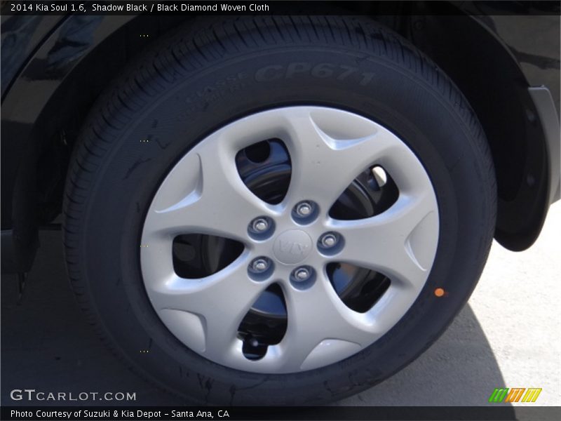 Shadow Black / Black Diamond Woven Cloth 2014 Kia Soul 1.6