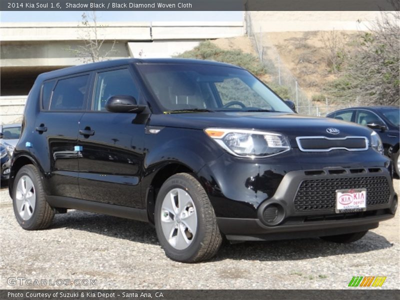 Shadow Black / Black Diamond Woven Cloth 2014 Kia Soul 1.6