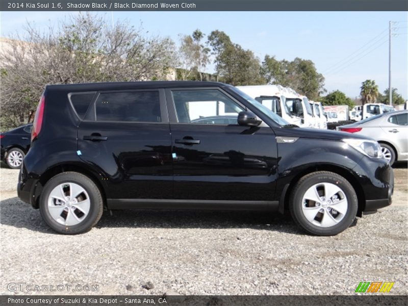Shadow Black / Black Diamond Woven Cloth 2014 Kia Soul 1.6