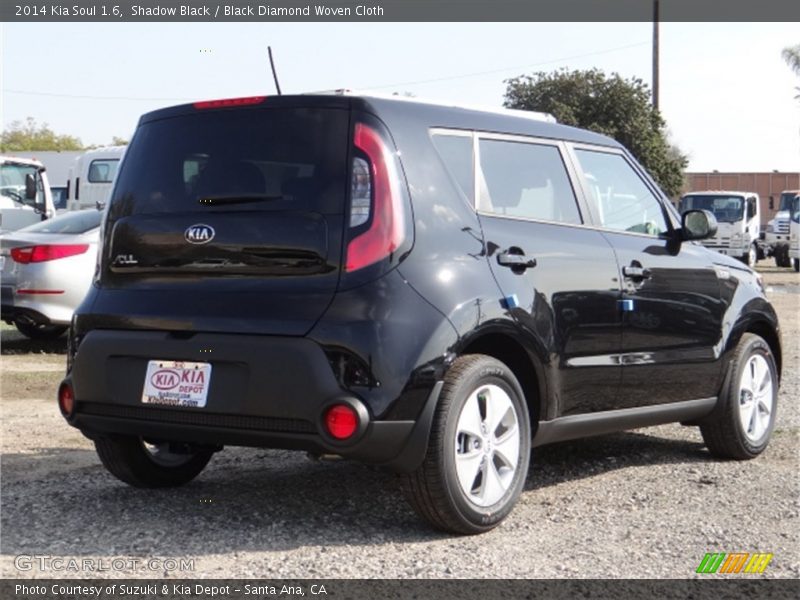 Shadow Black / Black Diamond Woven Cloth 2014 Kia Soul 1.6