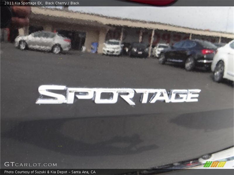 Black Cherry / Black 2011 Kia Sportage EX